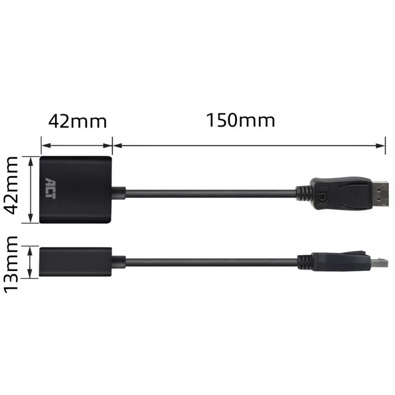 DisplayPort-VGA-sovitin ACT AC7515