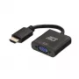 ACT 0,15 m, HDMI-A-uros VGA-naaras -sovitin, äänellä