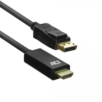 DisplayPort-HDMI-sovitinkaapeli ACT AC7550 1,8 m