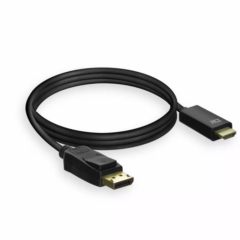 DisplayPort-HDMI-sovitinkaapeli ACT AC7550 1,8 m