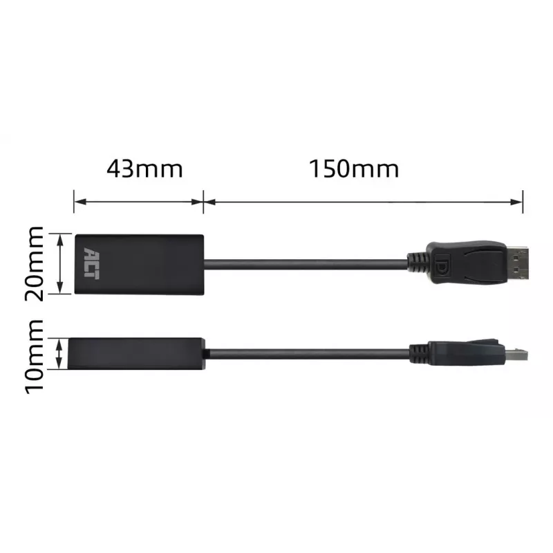DisplayPort-HDMI-sovitin ACT AC7555