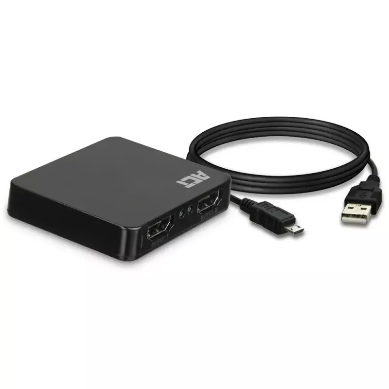 ACT AC7835 4K HDMI 1.4 -jakaja, 2 porttia, 4K@30Hz, USB-virralla