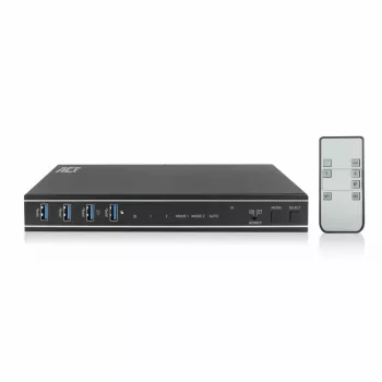 ACT 2-porttinen Dual HDMI 4K@60Hz KVM-kytkin, USB 3.2 Gen1 (USB 3.0)