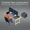 ACT 2-porttinen Dual HDMI 4K@60Hz KVM-kytkin, USB 3.2 Gen1 (USB 3.0)