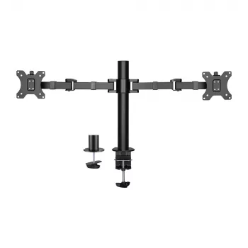 ACT kahden näytön varsi Office Solid Pro – puristin/läpivientikiinnitys – 12 kg – 10–32