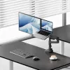ACT AC8341 yhden näytön tukivarsi kannettavan pidikkeellä Office Premium, kaasujousi, tolppakiinnitys