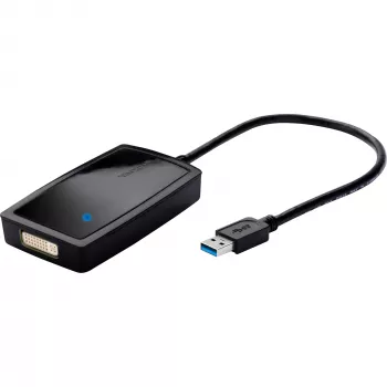 Targus USB 3.0 SuperSpeed Multi Video USB-näytönohjainadapteri 2048 x 1152 pikseliä musta