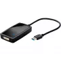 Targus USB 3.0 SuperSpeed Multi Video USB-näytönohjainadapteri 2048 x 1152 pikseliä musta