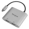Targus ACA947EU USB-näytönohjainadapteri hopea