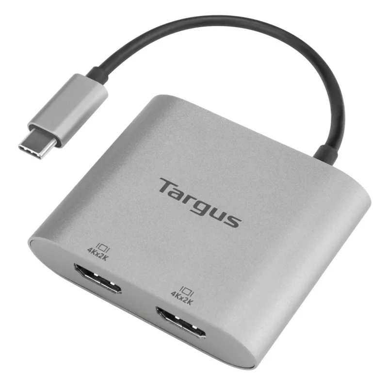 Targus ACA947EU USB-näytönohjainadapteri hopea
