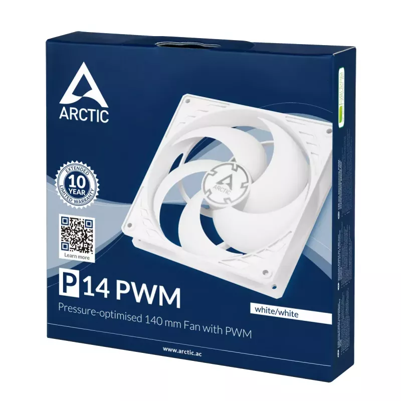 ARCTIC P14 PWM paineoptimoitu 140 mm:n tuuletin PWM:llä