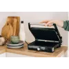 Kontaktigrilli AENO EG2 — 2000 W, suorakaiteen muotoinen, ruostumaton teräs/musta, 345×327 mm