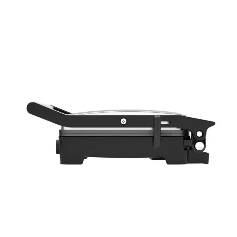 Kontaktigrilli AENO EG2 — 2000 W, suorakaiteen muotoinen, ruostumaton teräs/musta, 345×327 mm