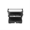 Kontaktigrilli AENO EG2 — 2000 W, suorakaiteen muotoinen, ruostumaton teräs/musta, 345×327 mm