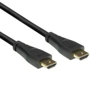 ACT 0,90 m HDMI 4K Premium Certified -lukittuva kaapeli v2.0 HDMI-A -pistoke - HDMI-A -pistoke