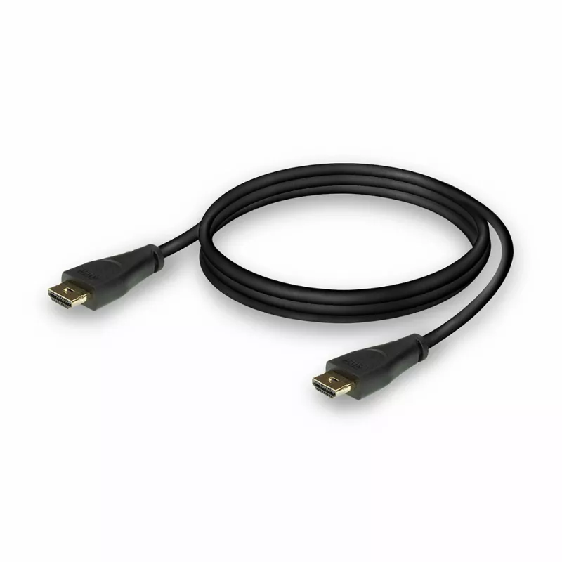 ACT 0,90 m HDMI 4K Premium Certified -lukittuva kaapeli v2.0 HDMI-A -pistoke - HDMI-A -pistoke