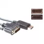 ACT 1,8 metrin adapterikaapeli DisplayPort-uros DVI-urokseen