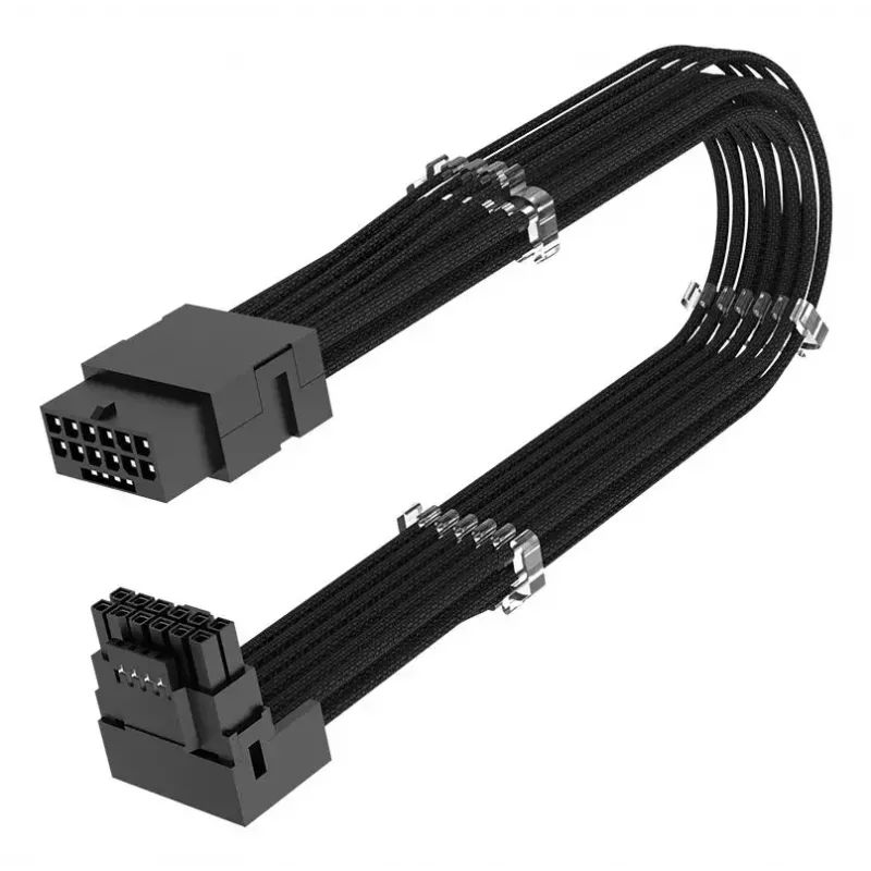 Kaapeli Akasa G-Nexus PX16 12+4-pin musta 0,3 m