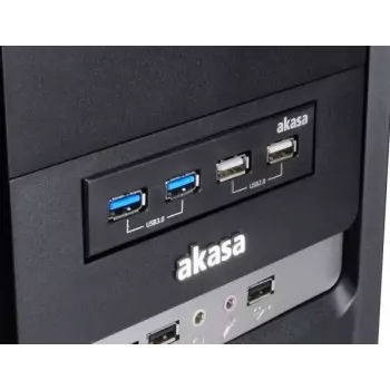 Virtalähdeliitäntä Akasa InterConnect S AK-ICR-12V3