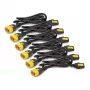 APC virtajohtosarja (6 kpl), lukittava, C13–C14, 1,8 m, sininen, 1,83 m, C13-liitin, C14-liitin, 10 A