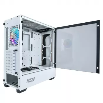 PC-kotelo Azza APOLLO 430 Midi Tower valkoinen