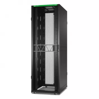 APC NetShelter SX Server Rack Gen 2, 48U, 2258H x 750W x 1070D mm, sivupaneeleilla, musta