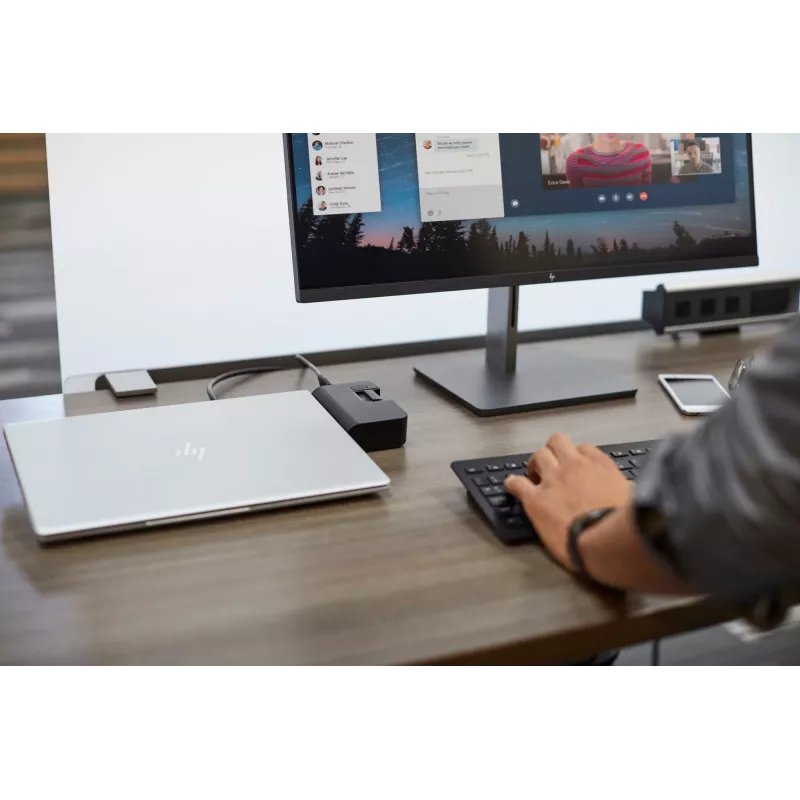 HP UltraSlim-telakointiasema musta