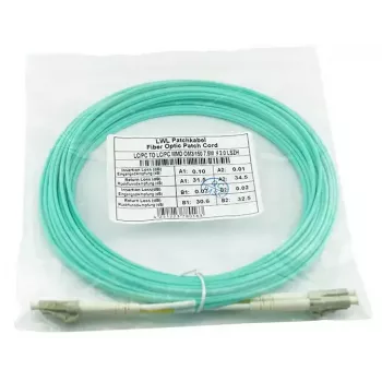 Kuitukaapeli BlueOptics BK842A 30 m LC OM3 aqua