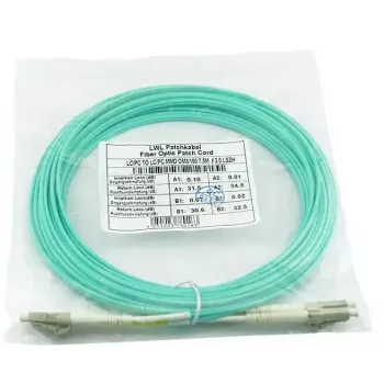 Kuitukaapeli BlueOptics BK843A-BO 50 m LC OM3 aqua