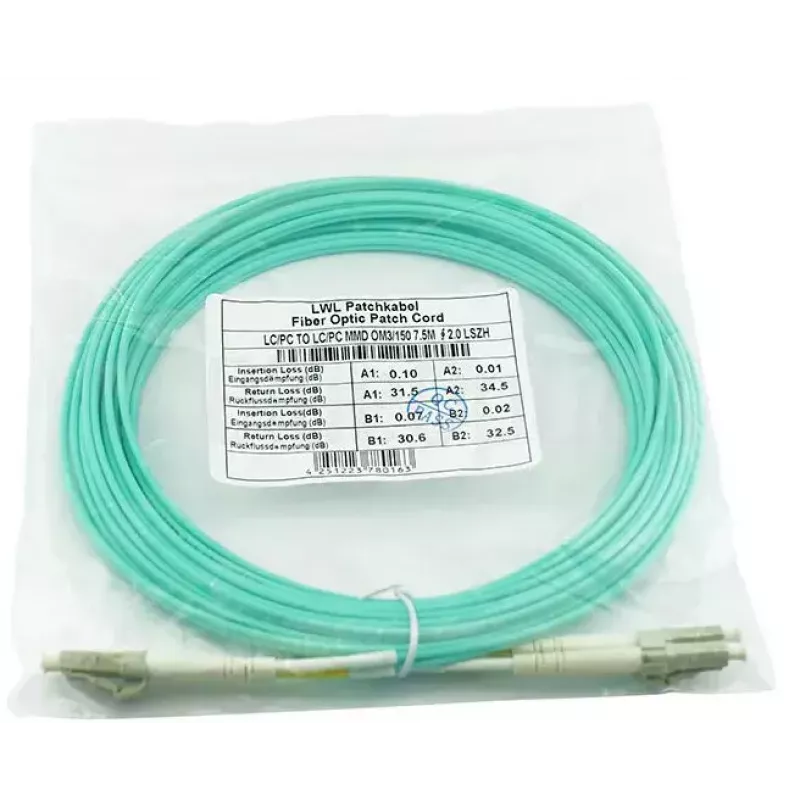 Kuitukaapeli BlueOptics BK843A-BO 50 m LC OM3 aqua