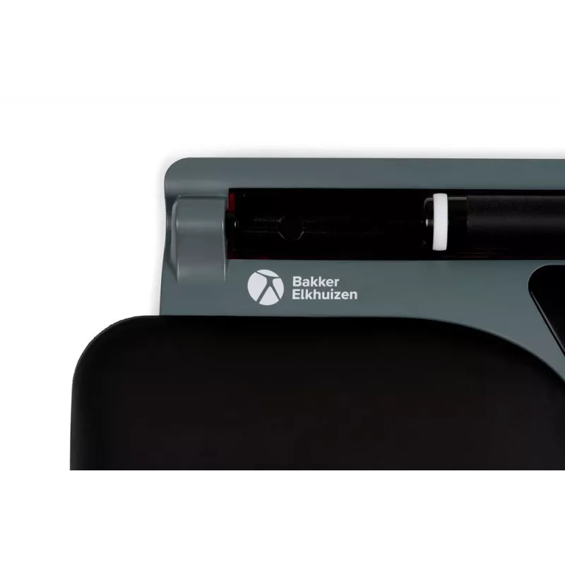 BakkerElkhuizen ErgoSlider+, molempikätinen, laser, 1600 DPI, musta, harmaa, keltainen