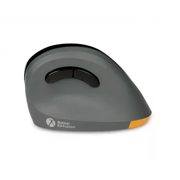 BakkerElkhuizen PRF Mouse Wireless tummanharmaa, oikeakätinen, pystysuunnittelu, optinen, RF Wireless, 1600 DPI, musta, harmaa
