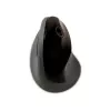 BakkerElkhuizen PRF Mouse Wireless tummanharmaa, oikeakätinen, pystysuunnittelu, optinen, RF Wireless, 1600 DPI, musta, harmaa
