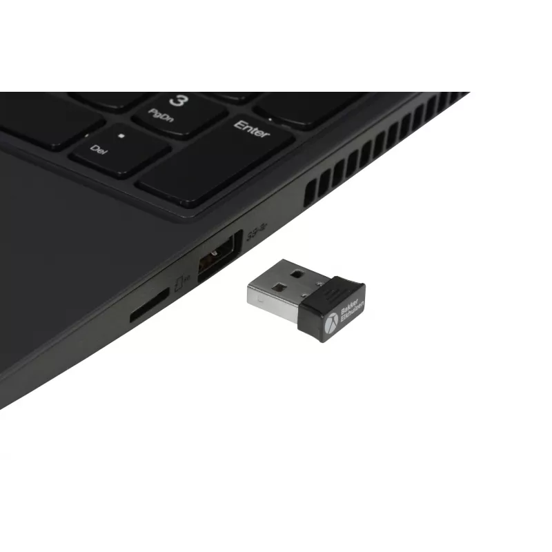 BakkerElkhuizen PRF Mouse Wireless tummanharmaa, oikeakätinen, pystysuunnittelu, optinen, RF Wireless, 1600 DPI, musta, harmaa