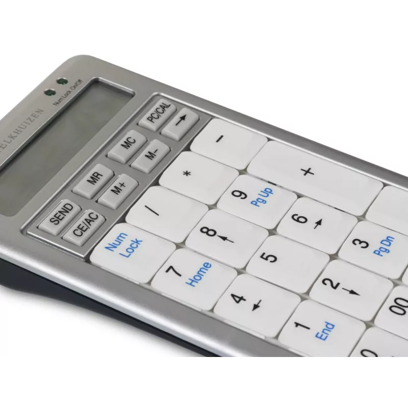 BakkerElkhuizen S-board 840 Numeric näppäimistö, USB, PC, 1,2 m, vaaleanharmaa, valkoinen