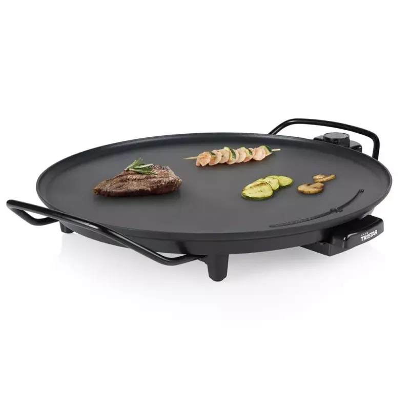 Tristar BP-2787 Circle Grill 2000W musta alumiini pyöreä
