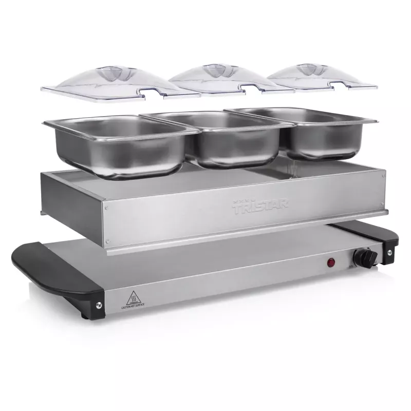 Buffet-lämmitin Tristar BP-6283 200W 4,2L ruostumaton teräs
