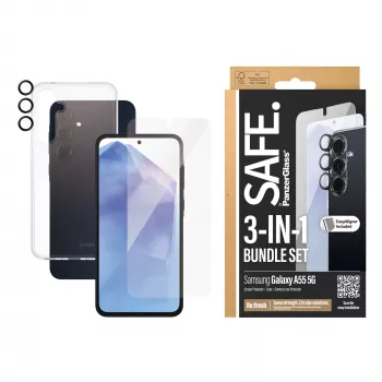 PanzerGlass Samsung Galaxy A55 5G suojapakkaus naarmu- ja iskunkestävä