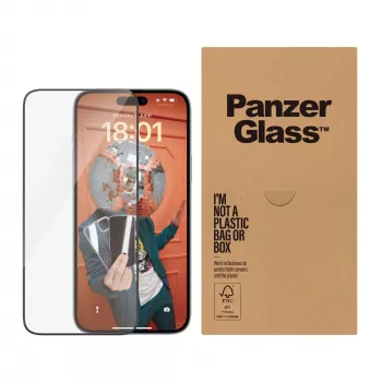 PanzerGlass iPhone 15 Plus näytönsuoja Ultra-Wide Fit EasyAligner iskunkestävä