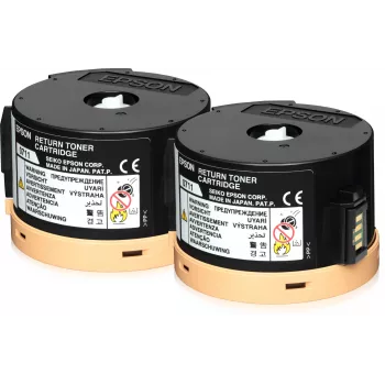 Epson kaksinkertainen Return värikasettipaketti 2 x 2,5k, 2500 sivua, musta, 1 kpl