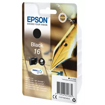 Epson Pen and crossword yksittäispakkaus musta 16 DURABrite Ultra -muste