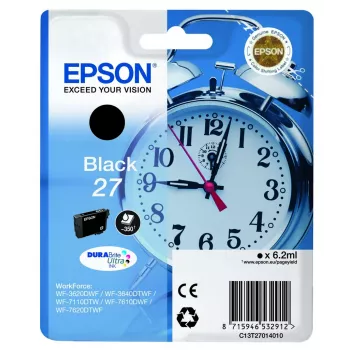 Epson Alarm clock 27 DURABrite Ultra värikasetti 1 kpl alkuperäinen vakiiriitto musta
