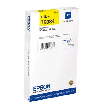 Epson T9084 XL mustekasetti, keltainen, 39 ml, 4000 sivua (C13T908440)