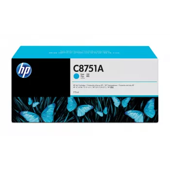 HP C8751A syaani alkuperäinen mustekasetti 1 kpl