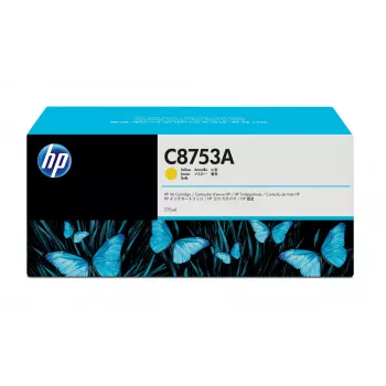 HP C8753A keltainen alkuperäinen mustekasetti 1 kpl