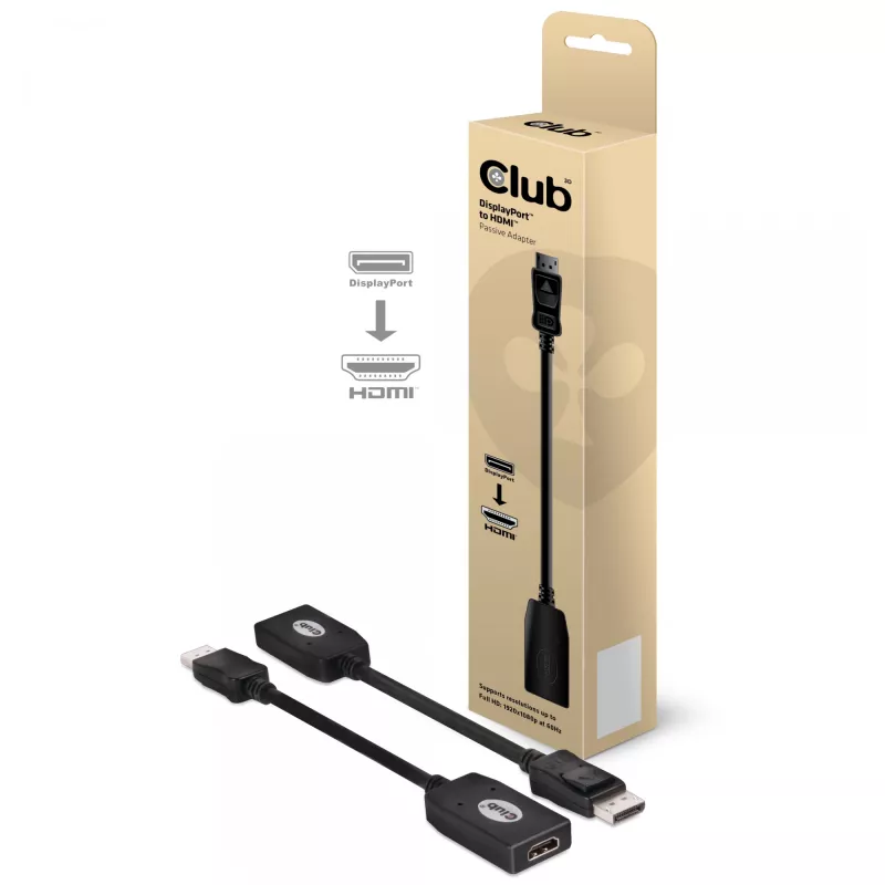 DisplayPort–HDMI-passiivisovitin CLUB3D CAC-1001