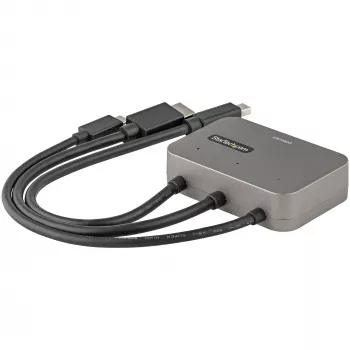 StarTech.com 3-in-1-moniportti-HDMI-sovitin - 4K 60Hz USB-C, HDMI tai Mini DisplayPort -HDMI-muunnin neuvotteluhuoneisiin - digitaalinen AV-videosovitin HDMI-näytön/displayhin liittämiseen