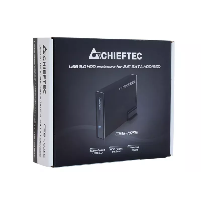 Chieftec CEB-7025S muistikotelo HDD/SSD-kotelo 2,5