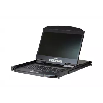 KVM-kytkin ATEN CL3108NX-ATA-AG USB VGA 1U rack-asennus musta