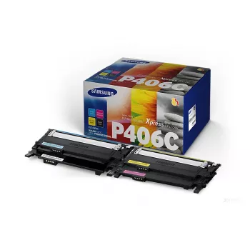 Samsung CLT-P406C värikasetti 4 kpl alkuperäinen musta, sininen, magenta, keltainen